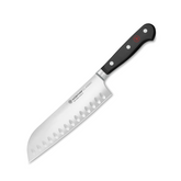 Wüsthof Black Stainless Steel Classic Santoku Knife 7"